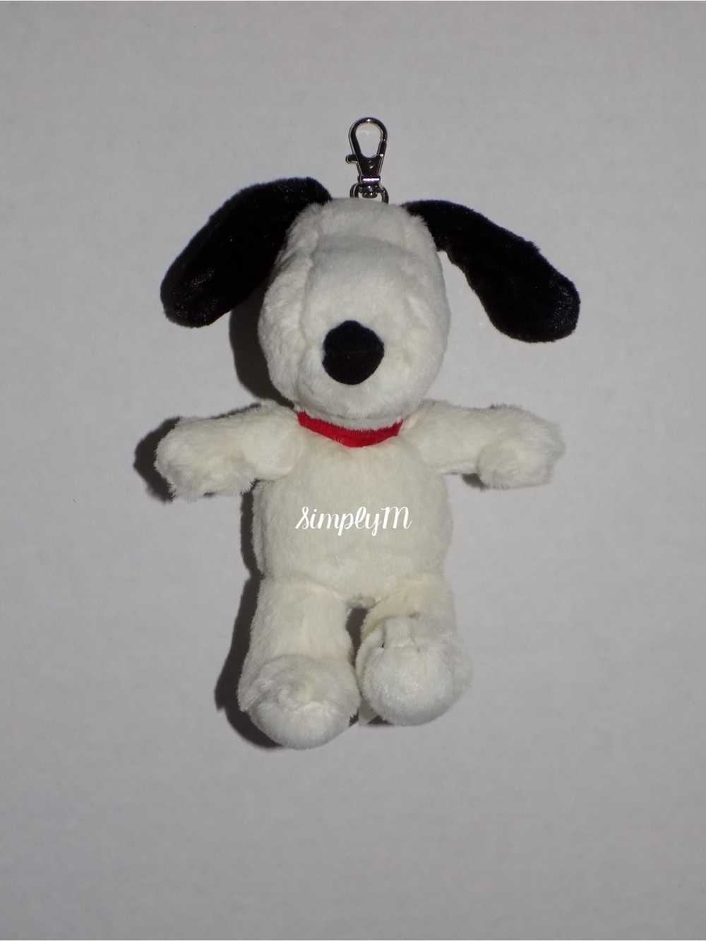 Peanuts Snoopy AE Mini Tote & Steiff Plush & Pave 3D Rhinestone Bling Keychain - Picture 4 of 12